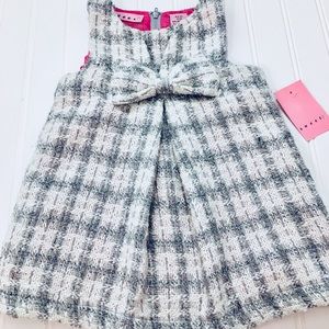 Tweed plaid dress 12 m